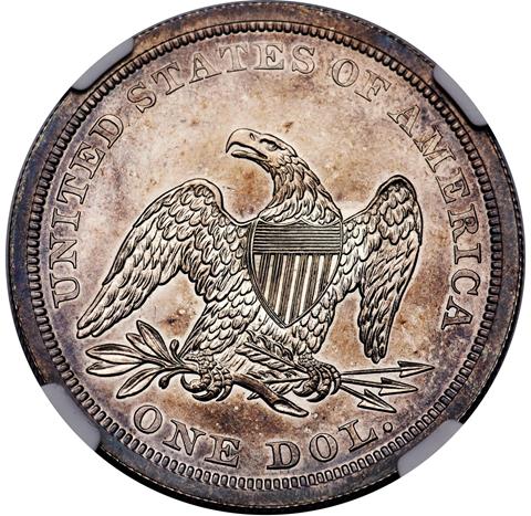 Picture of 1844 LIBERTY SEATED S$1 PR65