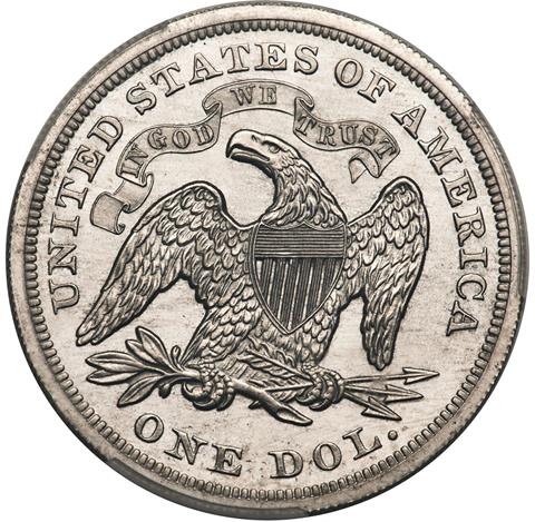 Picture of 1871 LONGACRE $1 J-1149 PR66 CAM