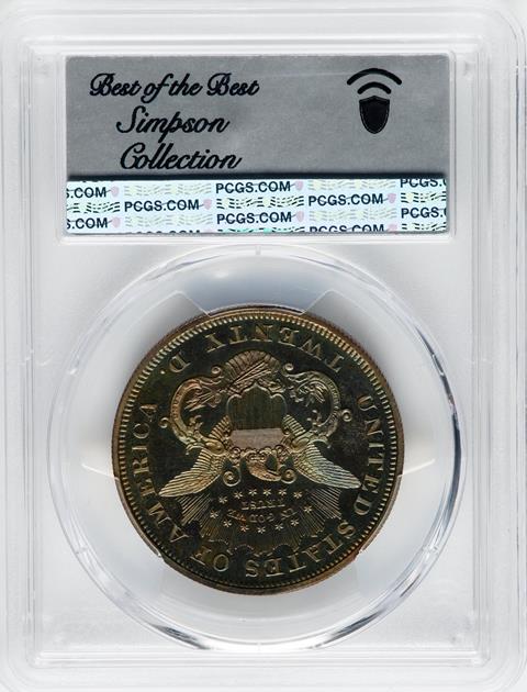 Picture of 1865 $20 LIBERTY J-453 PR66 BN