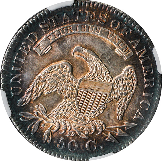 Picture of 1832 CAPPED BUST 50C, SMALL LETTERS MS65 