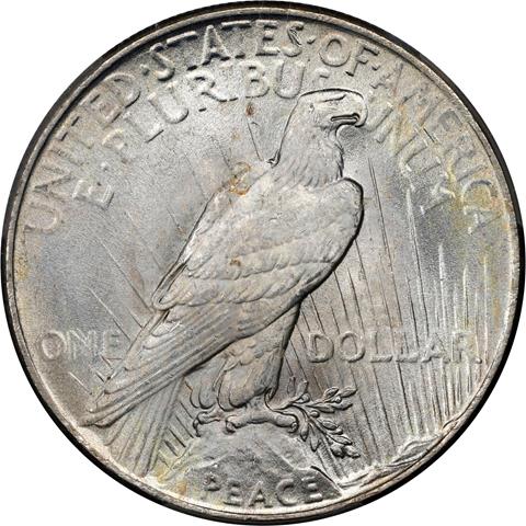 1924 PEACE $1 MS67+