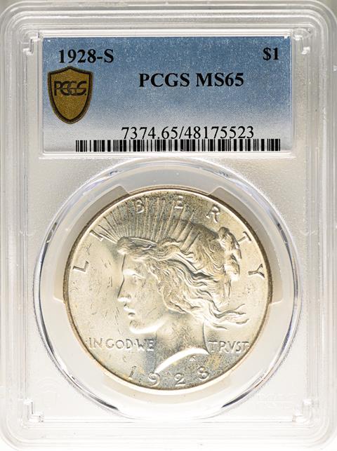 Picture of 1928-S PEACE $1 MS65