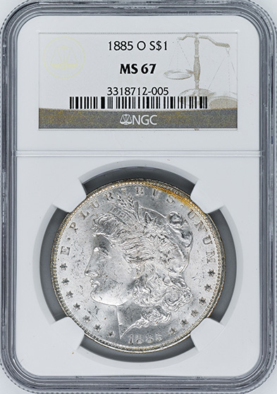 Picture of 1885-O MORGAN S$1 MS67 