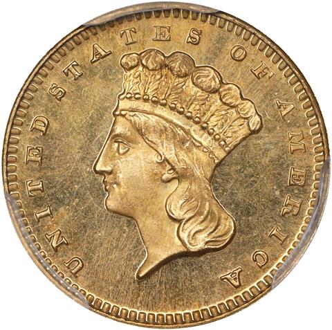 1879 GOLD G$1 PR64 DCAM