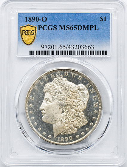 Picture of 1890-O MORGAN S$1 MS65 DMPL