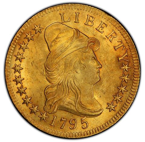 Picture of 1795 DRAPED BUST $10 MS64+