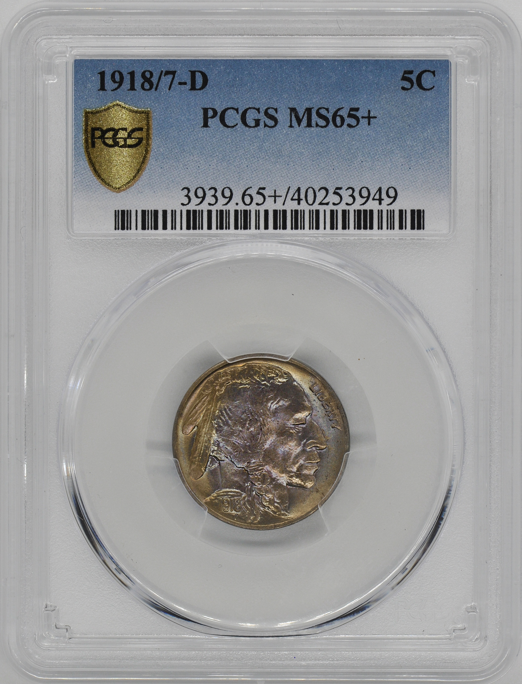 Picture Of 1918 7 D Buffalo 5c Five Cents In Recess Ms66 Picture Of 1918 7 D Buffalo 5c Five Cents In Recess Ms66