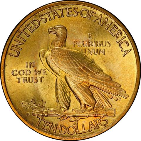 Picture of 1930-S INDIAN $10 MS65