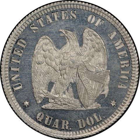 1872 25C J-1197 PR66 CAM