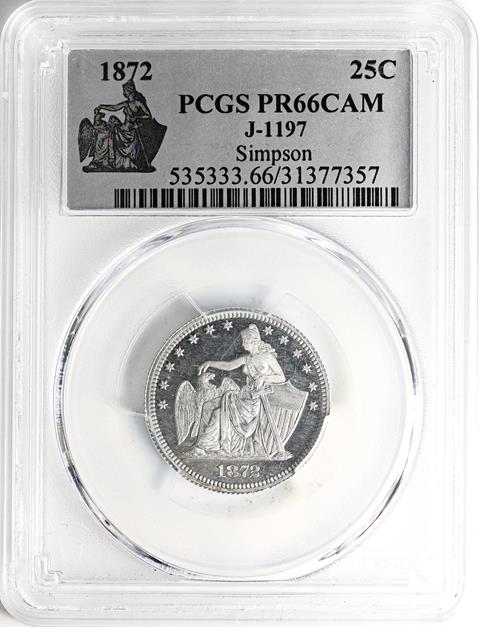 Picture of 1872 25C J-1197 PR66 CAM
