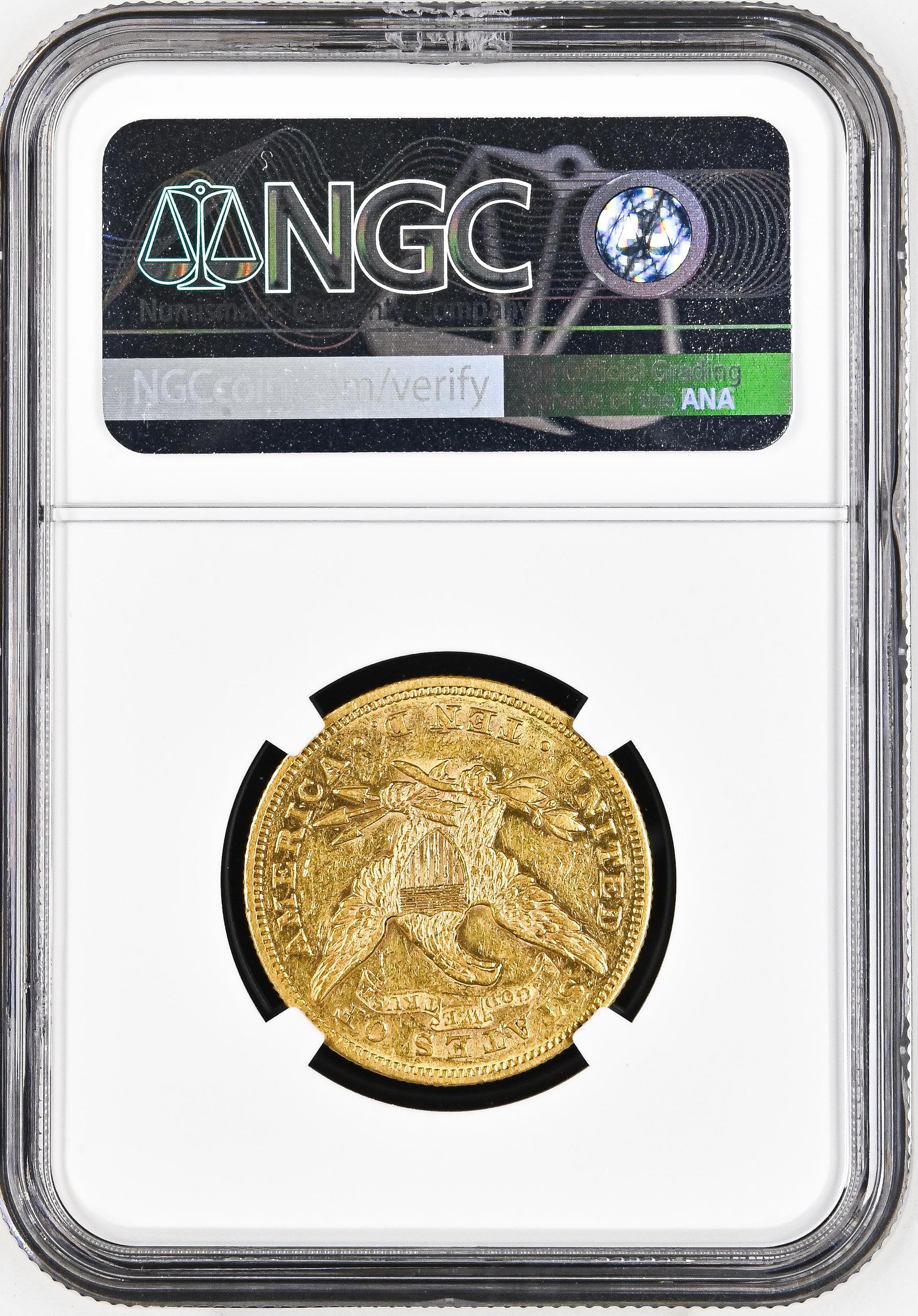 Picture of 1877 LIBERTY HEAD $10 MS58