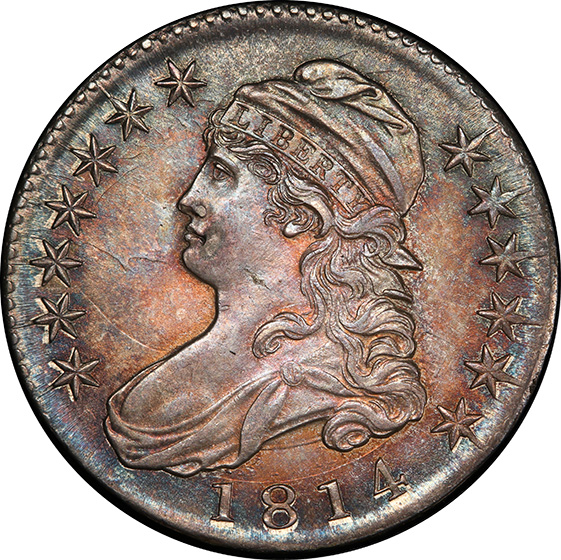 Picture of 1814 CAPPED BUST 50C MS65 