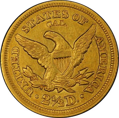 1848 LIBERTY HEAD $2.5 MS53