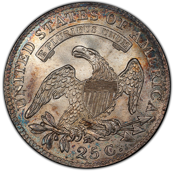 Picture of 1818 CAPPED BUST 25C MS66 