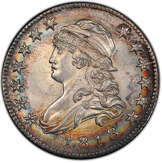 Picture of 1818 CAPPED BUST 25C MS66 