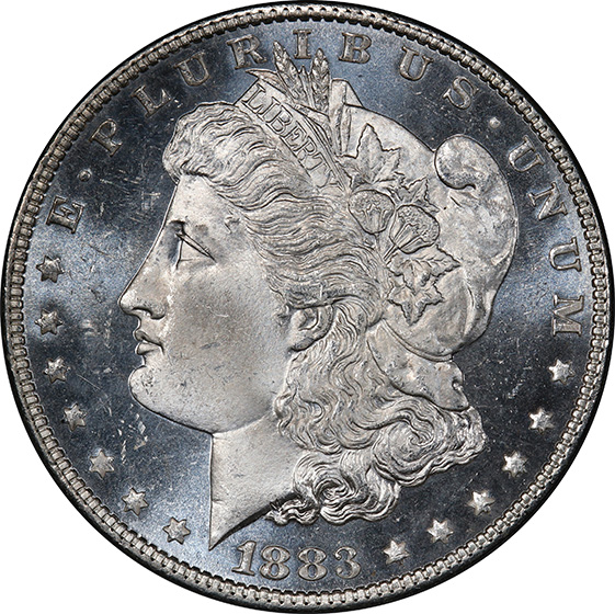 Picture of 1883 MORGAN S$1 MS66 DMPL