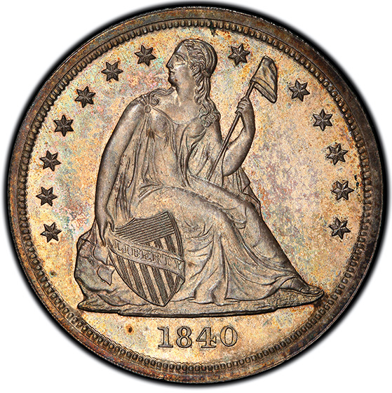 1840 LIBERTY SEATED S$1