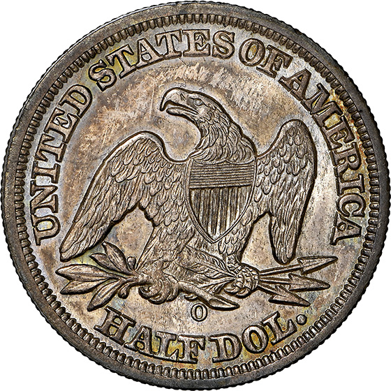 Picture of 1847-O LIBERTY SEATED 50C, NO MOTTO MS66 