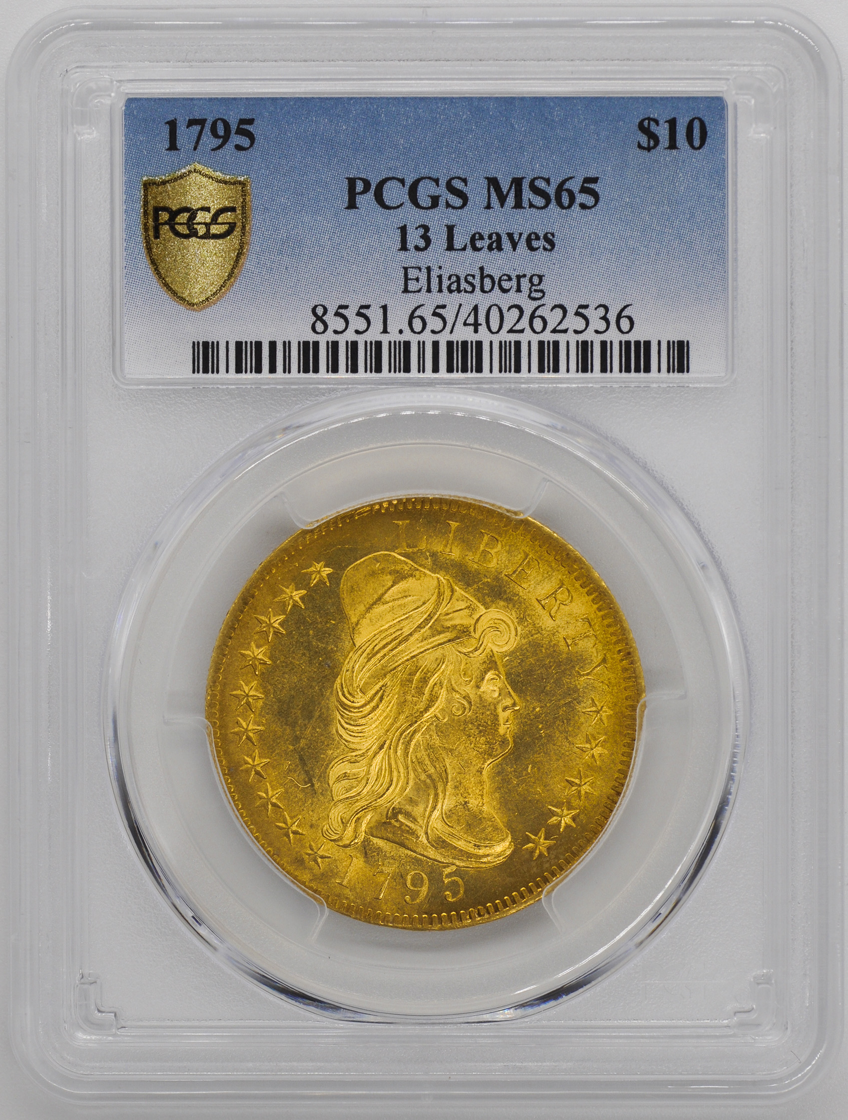 1795 Draped Bust 10 13 Leaves Small Eagle Rare Coin