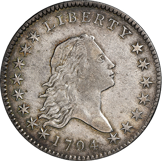 1794 FLOWING HAIR 50C