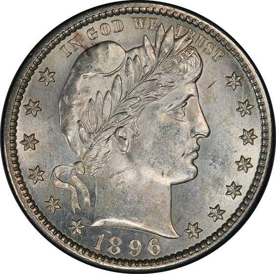 1896-S BARBER 25C