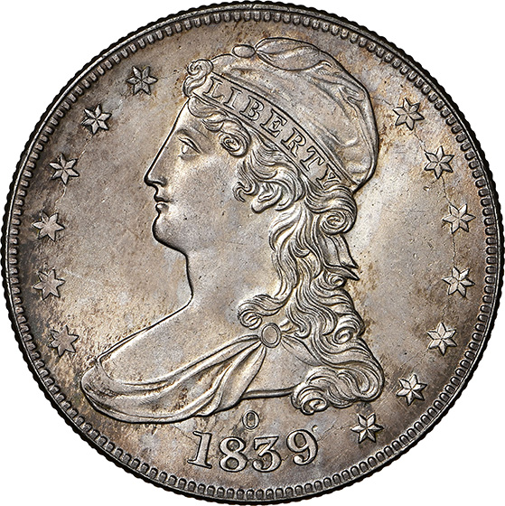 Picture of 1839-O CAPPED BUST 50C MS65 