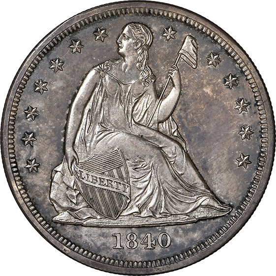 1840 LIBERTY SEATED S$1