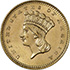Picture of 1870-S GOLD G$1, TYPE 3 MS65 