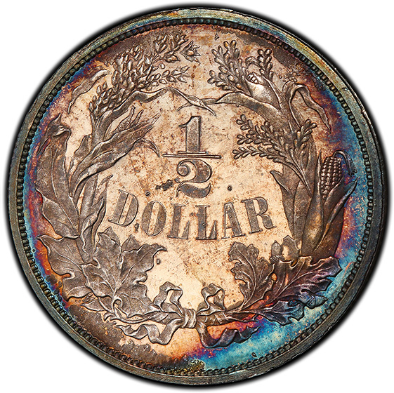 Picture of 1859 PAQUET 50C, J-249 PR63 