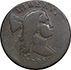 Picture of 1795 FLOWING HAIR LARGE 1C, JEFF, PLAIN EDGE MS12 Brown