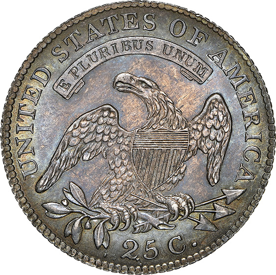 Picture of 1818 CAPPED BUST 25C MS65 