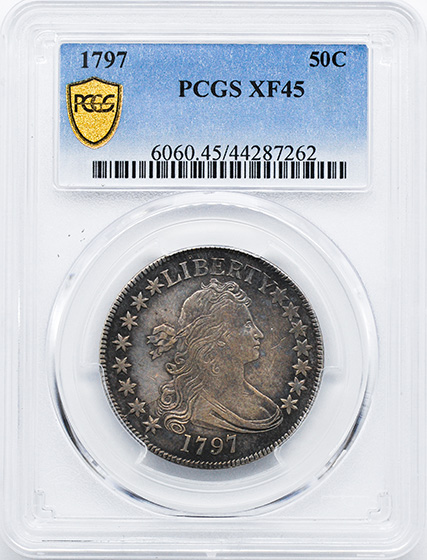 Picture of 1797 DRAPED BUST 50C XF45 