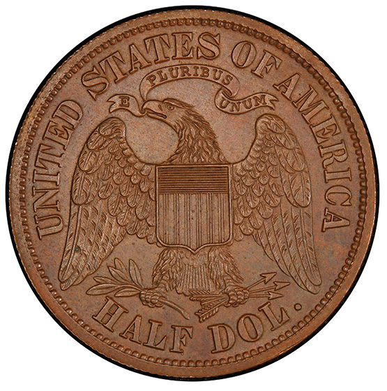 Picture of 1877 50C J-1541 PR65 Brown