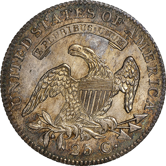 Picture of 1821 CAPPED BUST 25C MS66 