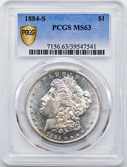 Picture of 1884-S MORGAN S$1 MS63 