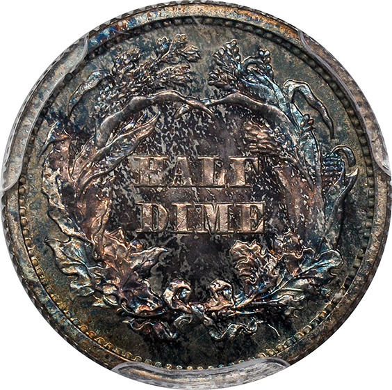 Picture of 1865 LIBERTY SEATED H10C PR67 