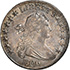 Picture of 1806 DRAPED BUST 50C, POINTED 6, STEM MS63 