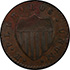 Picture of 1786 COP PAT, SHIELD REV IMMCOL AU50 Brown