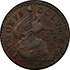 Picture of 1786 COP PAT, SHIELD REV IMMCOL AU50 Brown