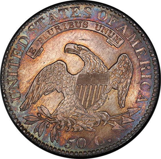 Picture of 1818 CAPPED BUST 50C MS65 