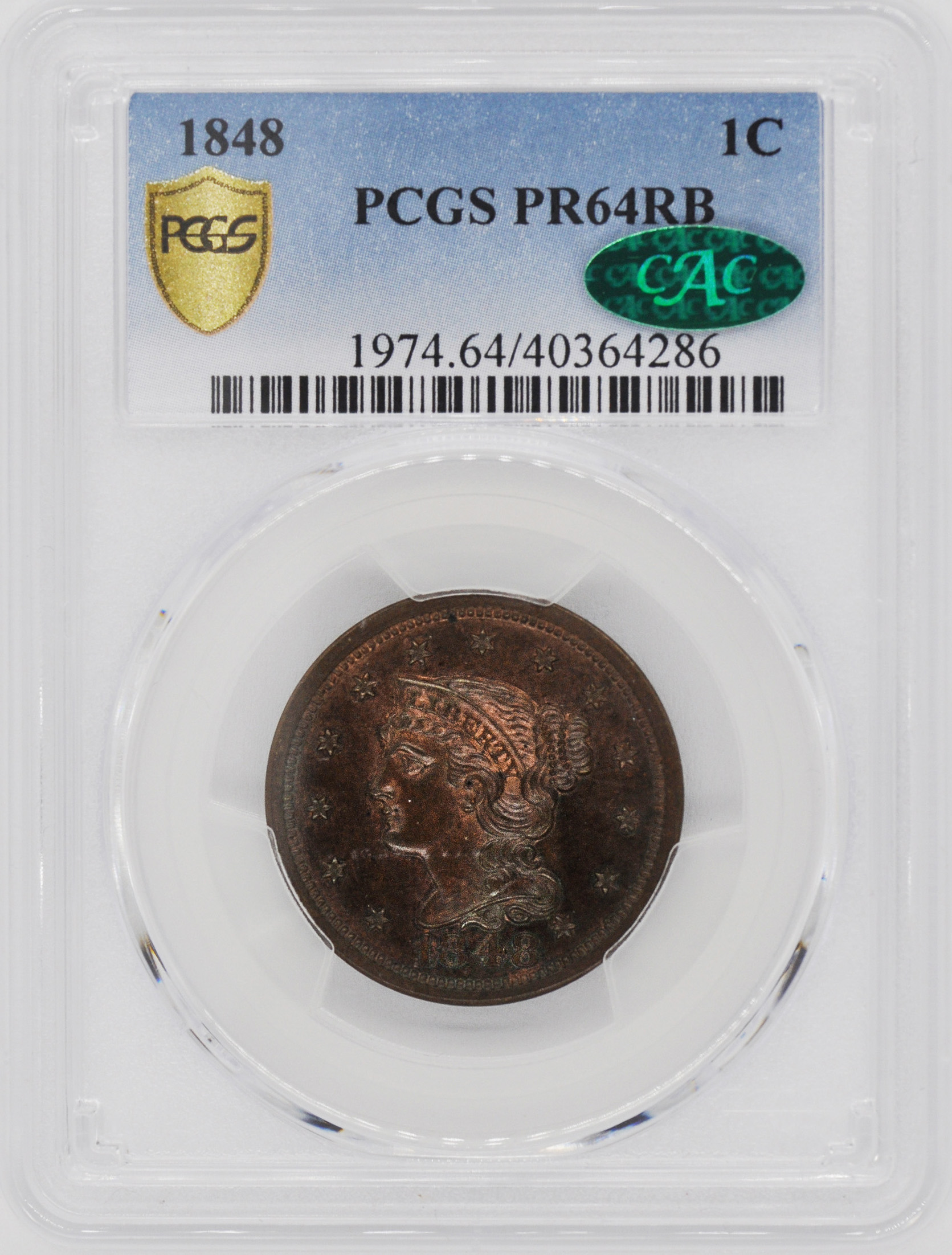 1851 Braided Hair Half Penny Values & Prices