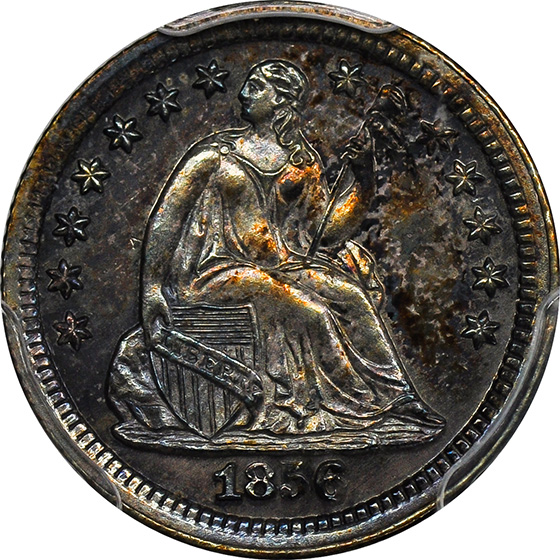 Picture of 1856 LIBERTY SEATED H10C PR65 