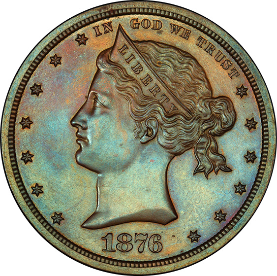 Picture of 1876 - $1 J-1463 PR62 Brown