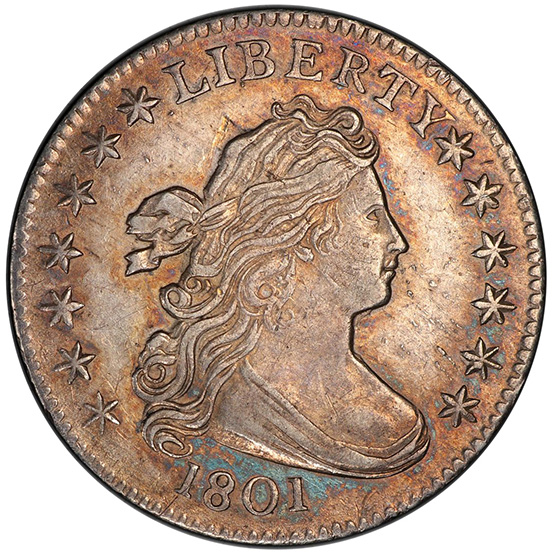 Picture of 1801 DRAPED BUST 10C MS62 