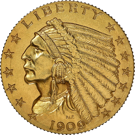 Picture of 1909 INDIAN $2.5 PR66 