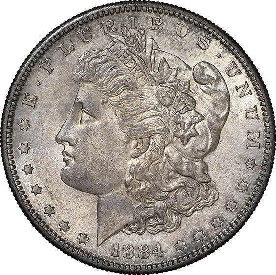Picture of 1884-S MORGAN S$1 MS63 