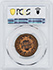 Picture of 1856 BRAIDED HAIR 1C, SLANTED 5 PR65 Red