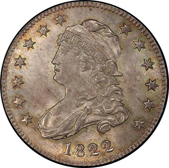 Picture of 1822 CAPPED BUST 25C MS65 