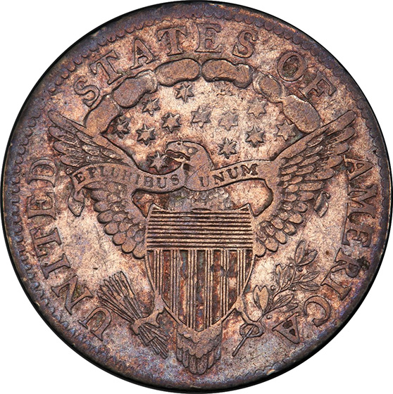 Picture of 1804 DRAPED BUST 10C, 13 STARS REVERSE XF45 