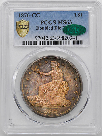 Picture of 1876-CC TRADE T$1 MS63 